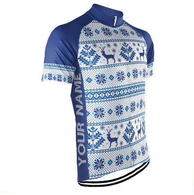 Customized Christmas Collection Men's Cycling Jersey Short Sleeve