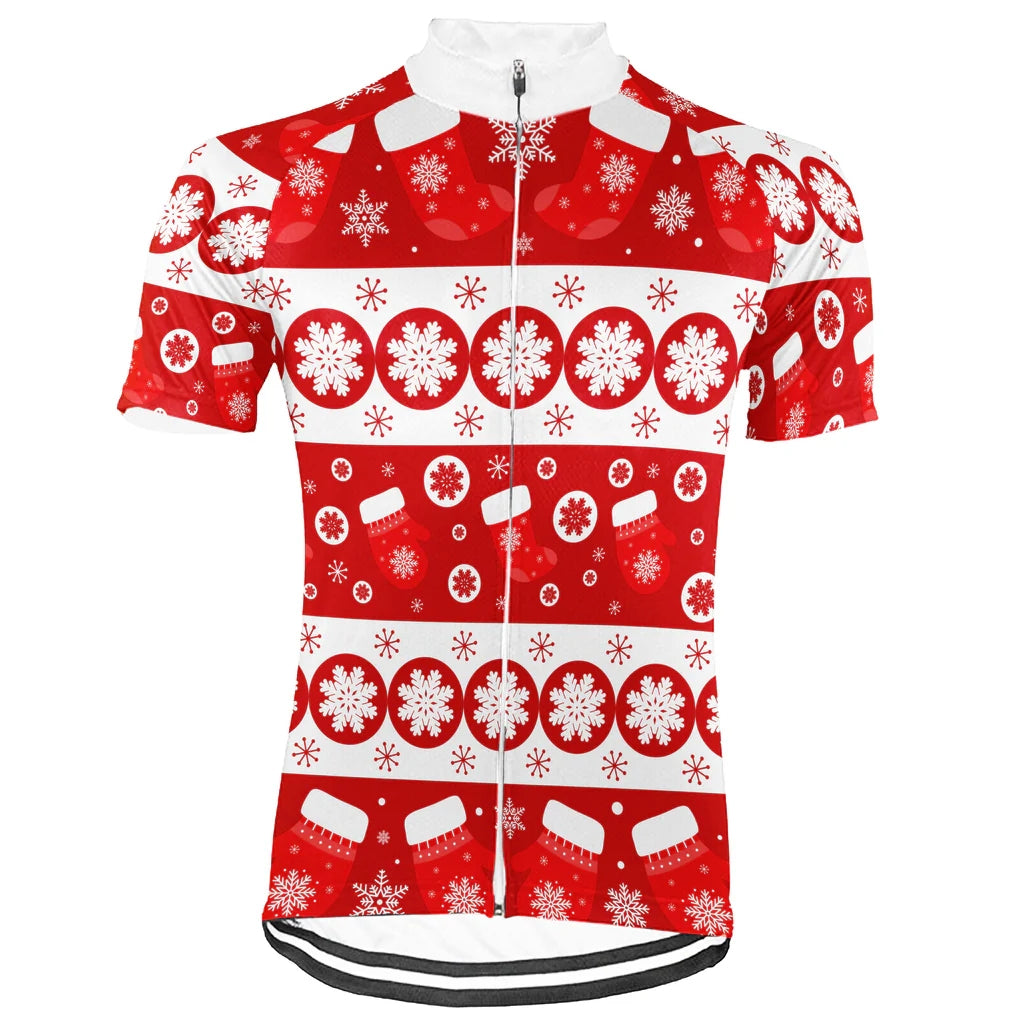 Customized Christmas Collection Men's Cycling Jersey Short Sleeve