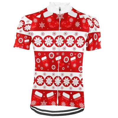 Customized Christmas Collection Men's Cycling Jersey Short Sleeve