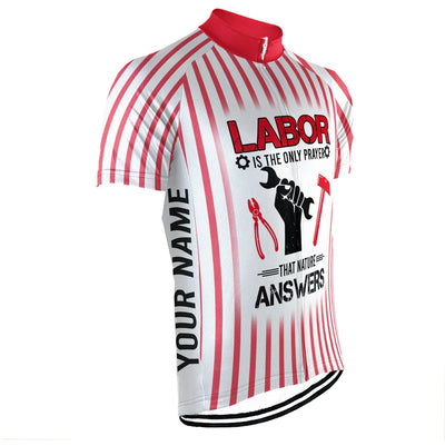 Customized Labor Men's Cycling Jersey Short Sleeve