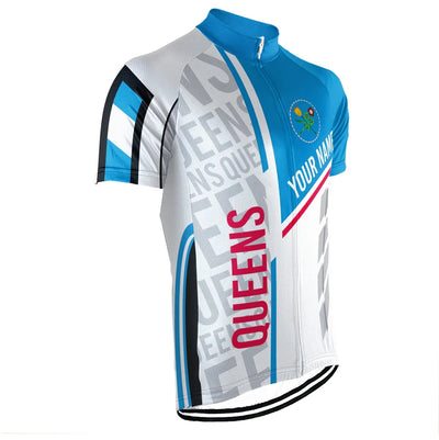 Customized Queens Men's Cycling Jersey Short Sleeve