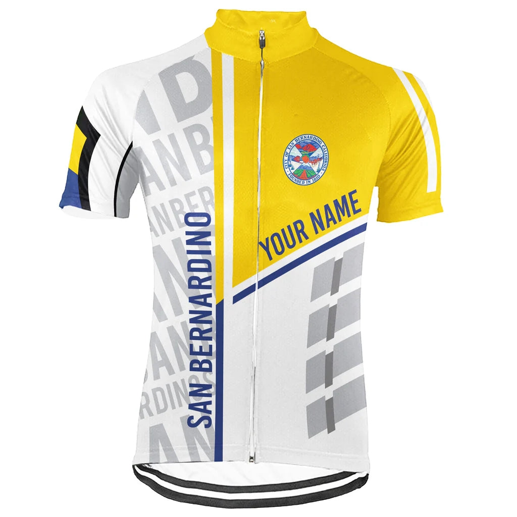 Customized San Bernardino Men's Cycling Jersey Short Sleeve