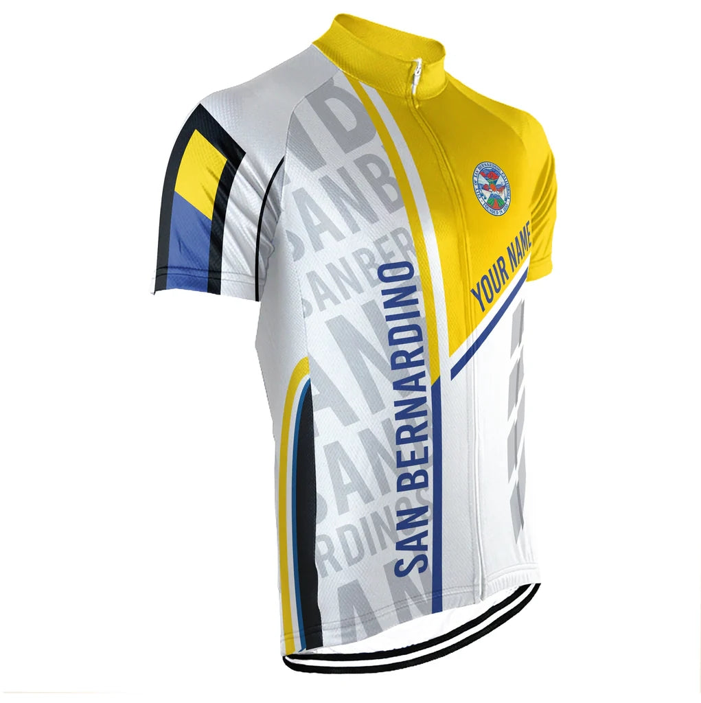 Customized San Bernardino Men's Cycling Jersey Short Sleeve
