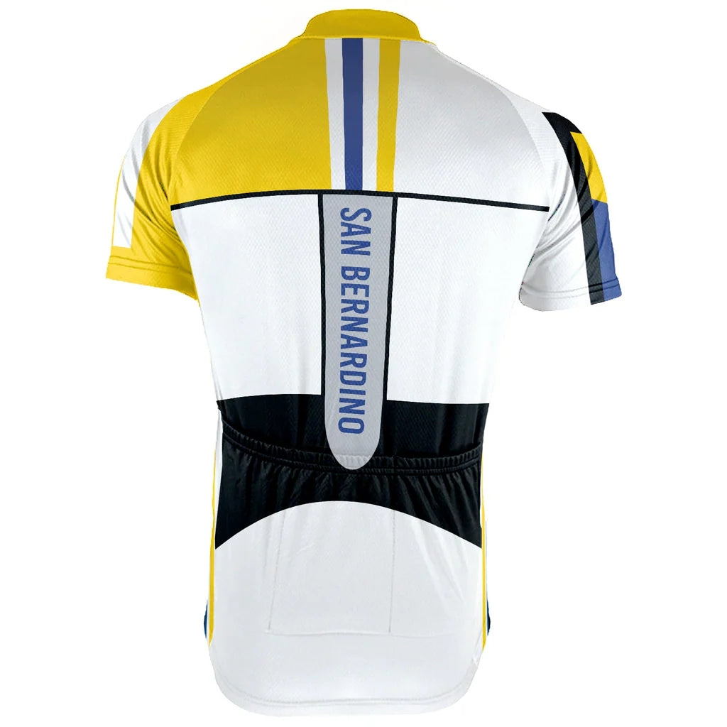 Customized San Bernardino Men's Cycling Jersey Short Sleeve