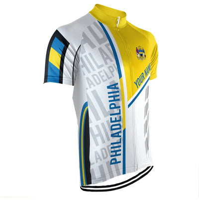 Customized Philadelphia Men's Cycling Jersey Short Sleeve