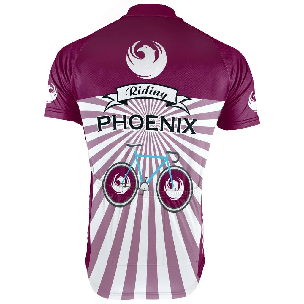 Customized Phoenix Men's Cycling Jersey Short Sleeve