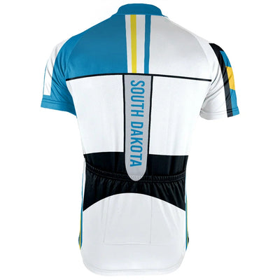 Custom South Dakota Men's Short Sleeve Cycling Jersey