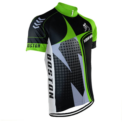 Customized Boston Men's Cycling Jersey Short Sleeve