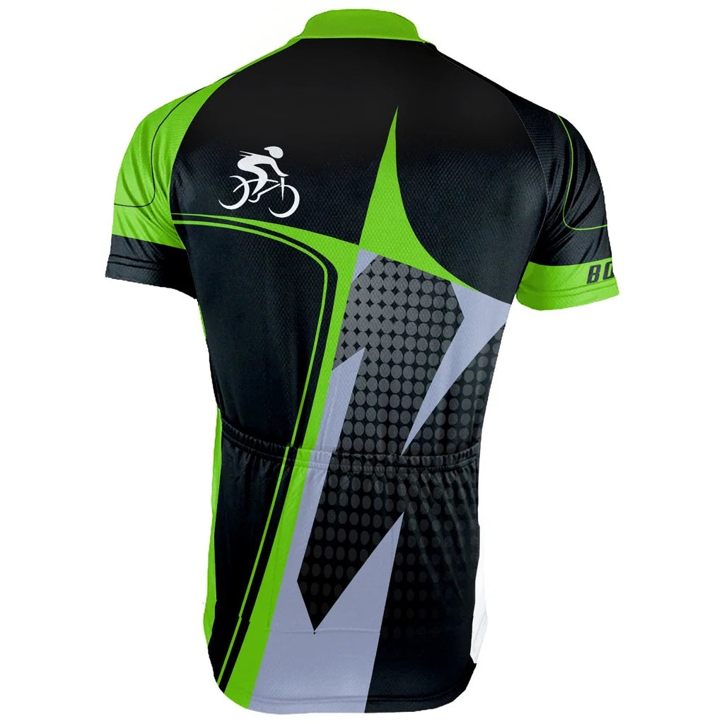 Customized Boston Men's Cycling Jersey Short Sleeve