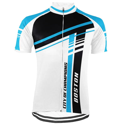 Customized Boston Men's Cycling Jersey Short Sleeve