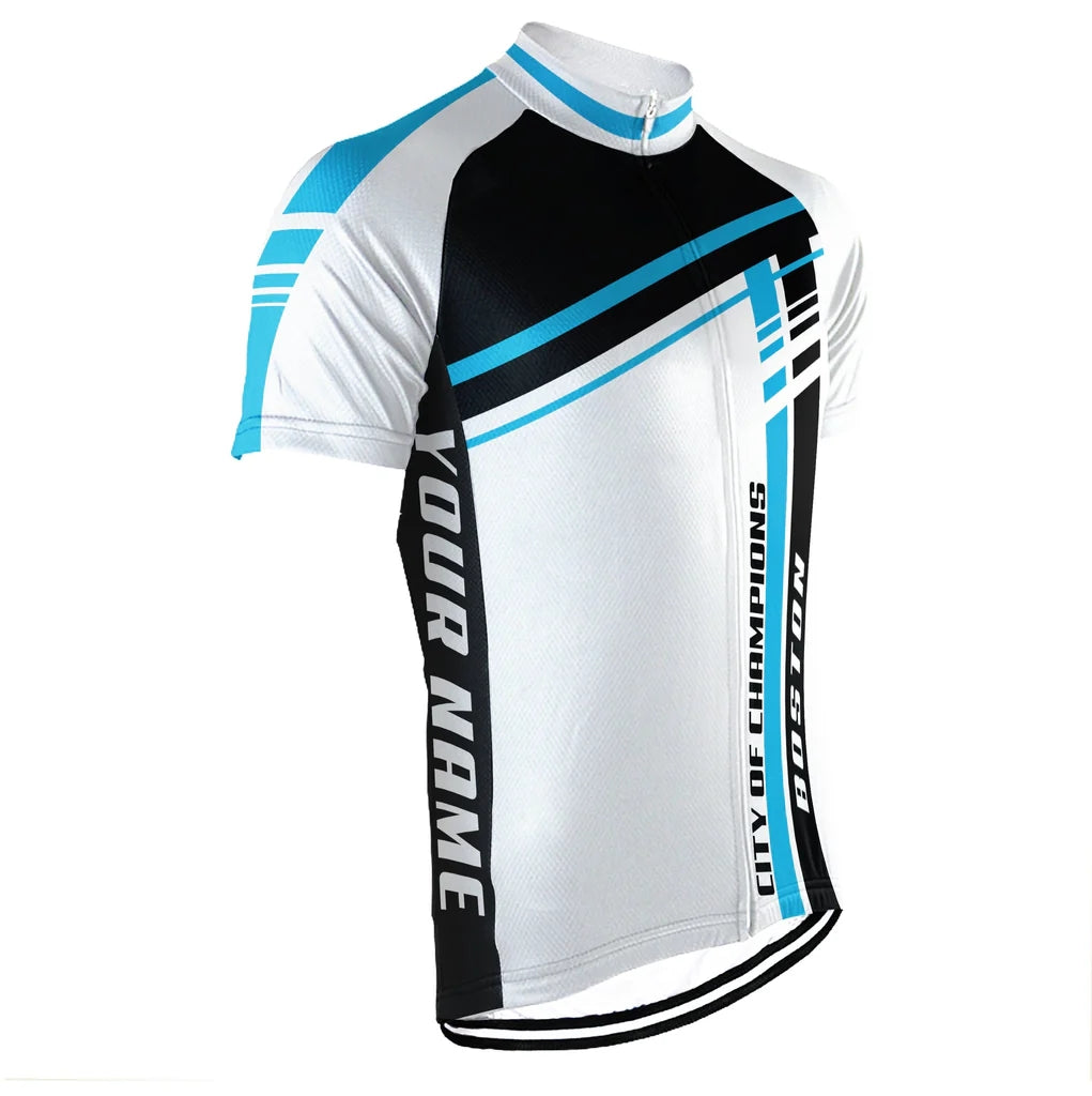 Customized Boston Men's Cycling Jersey Short Sleeve