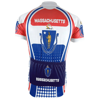 Customized Massachusetts Men's Cycling Jersey Short Sleeve