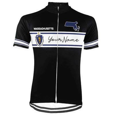 Customized Massachusetts Men's Cycling Jersey Short Sleeve