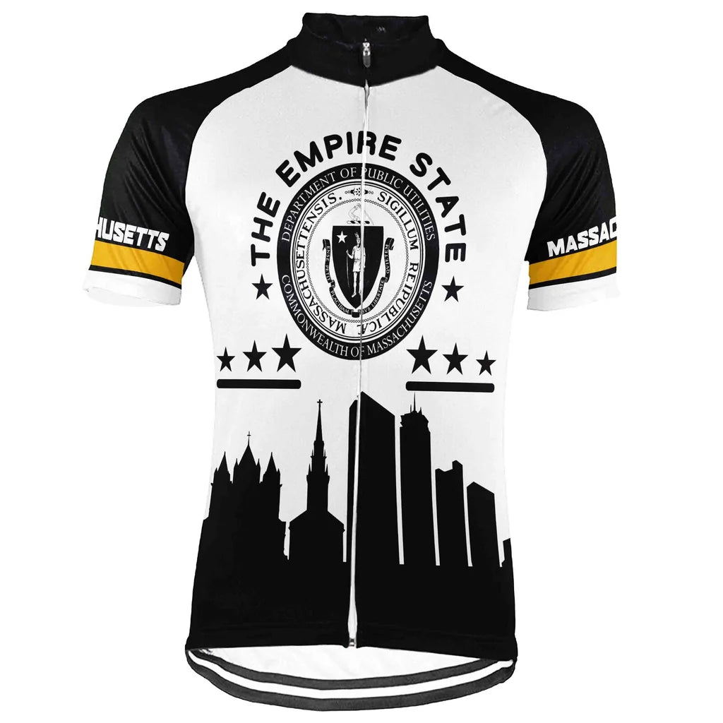 Customized Massachusetts Men's Cycling Jersey Short Sleeve