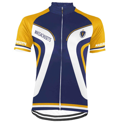 Customized Massachusetts Men's Cycling Jersey Short Sleeve