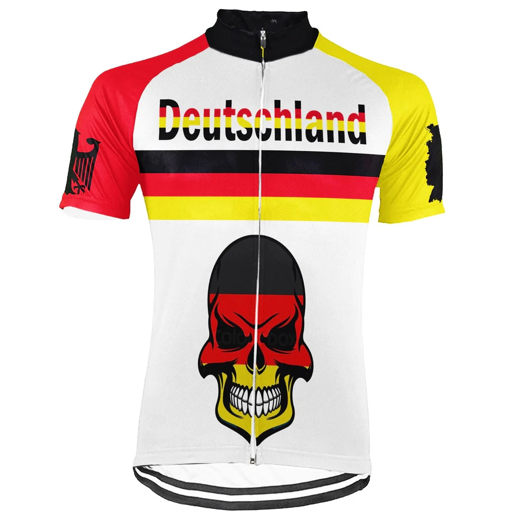 Customized Germany Men's Cycling Jersey Short Sleeve