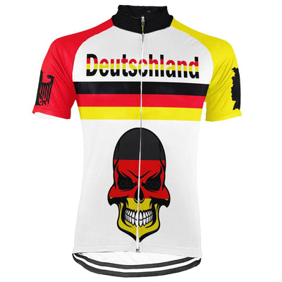 Customized Germany Men's Cycling Jersey Short Sleeve