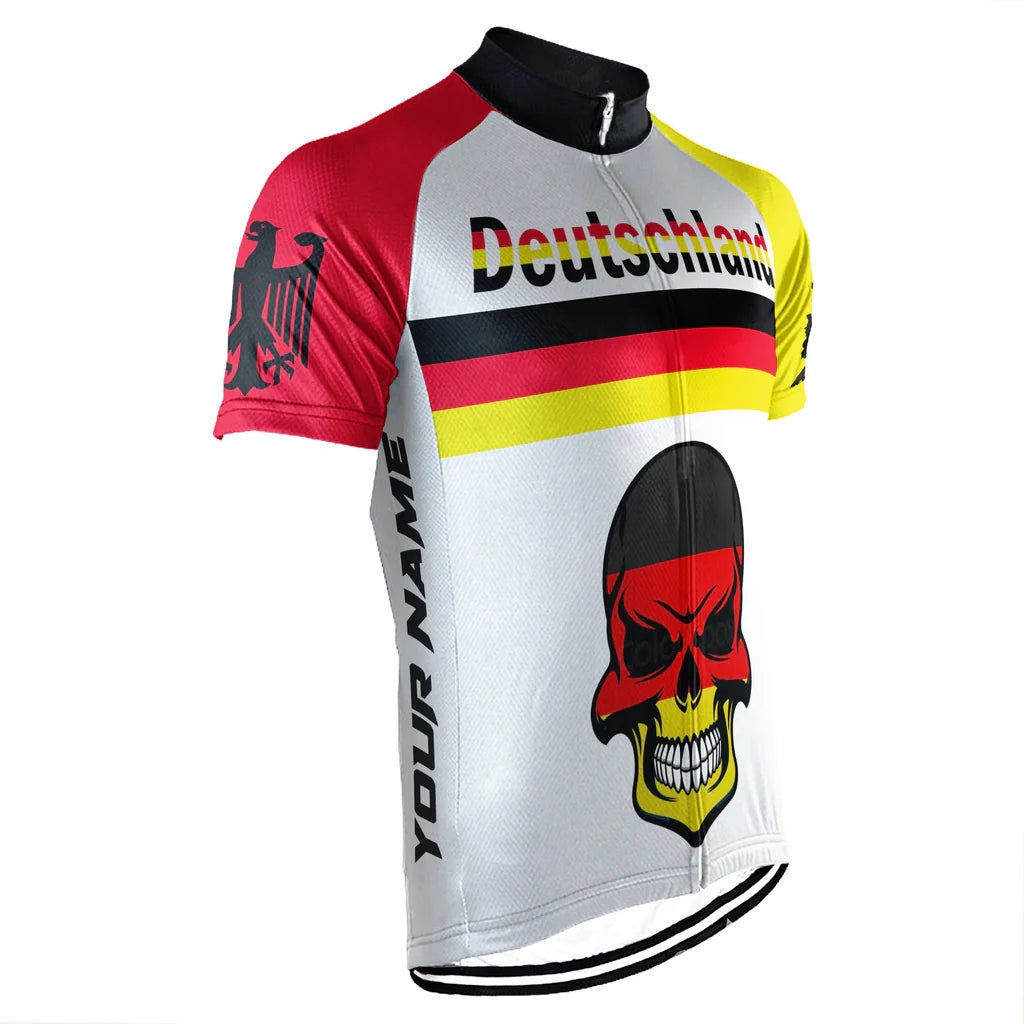 Customized Germany Men's Cycling Jersey Short Sleeve