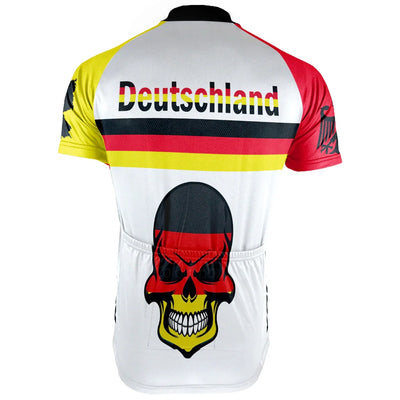 Customized Germany Men's Cycling Jersey Short Sleeve