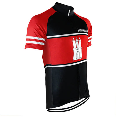 Customized Germany Men's Cycling Jersey Short Sleeve