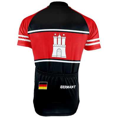 Customized Germany Men's Cycling Jersey Short Sleeve