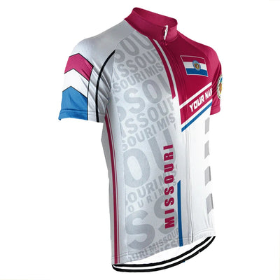 Personalized Missouri Men's Cycling Jersey Short Sleeve