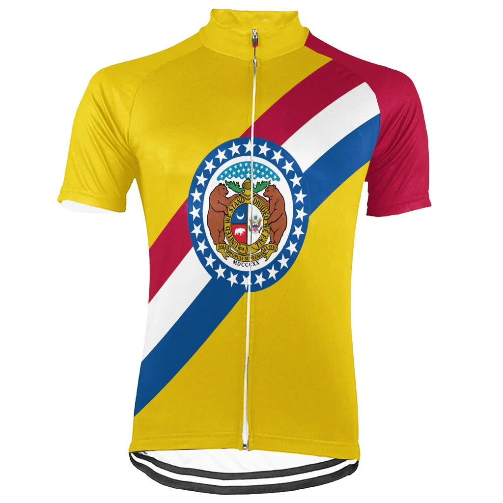 Personalized Missouri Men's Cycling Jersey Short Sleeve