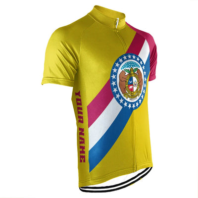 Personalized Missouri Men's Cycling Jersey Short Sleeve