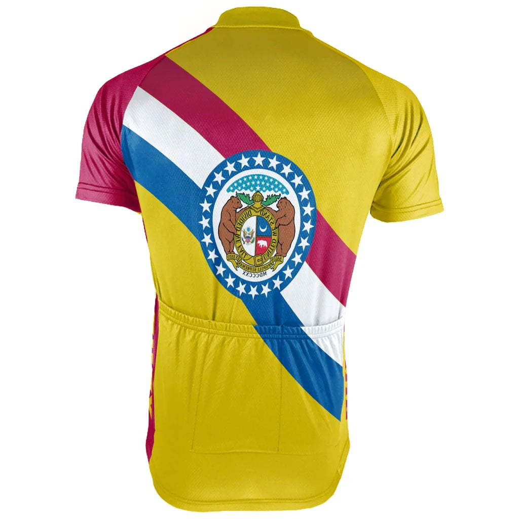 Personalized Missouri Men's Cycling Jersey Short Sleeve