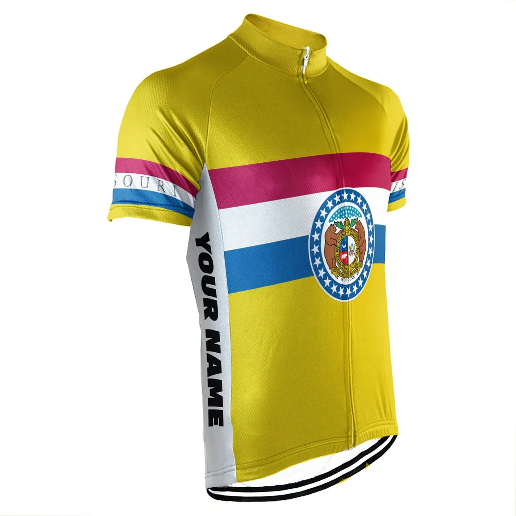 Personalized Missouri Men's Cycling Jersey Short Sleeve
