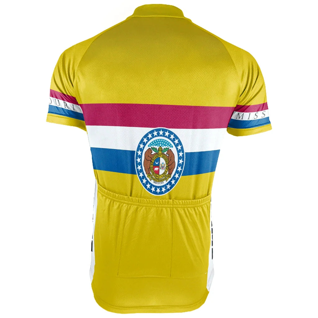 Personalized Missouri Men's Cycling Jersey Short Sleeve