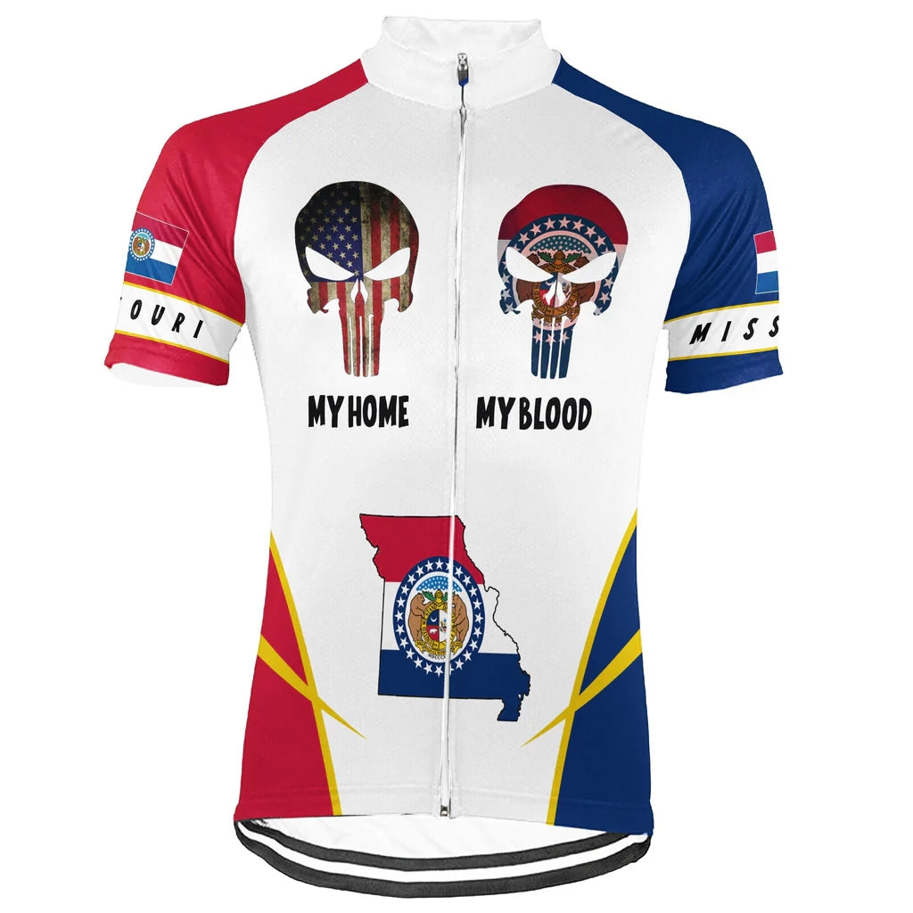 Personalized Missouri Men's Cycling Jersey Short Sleeve
