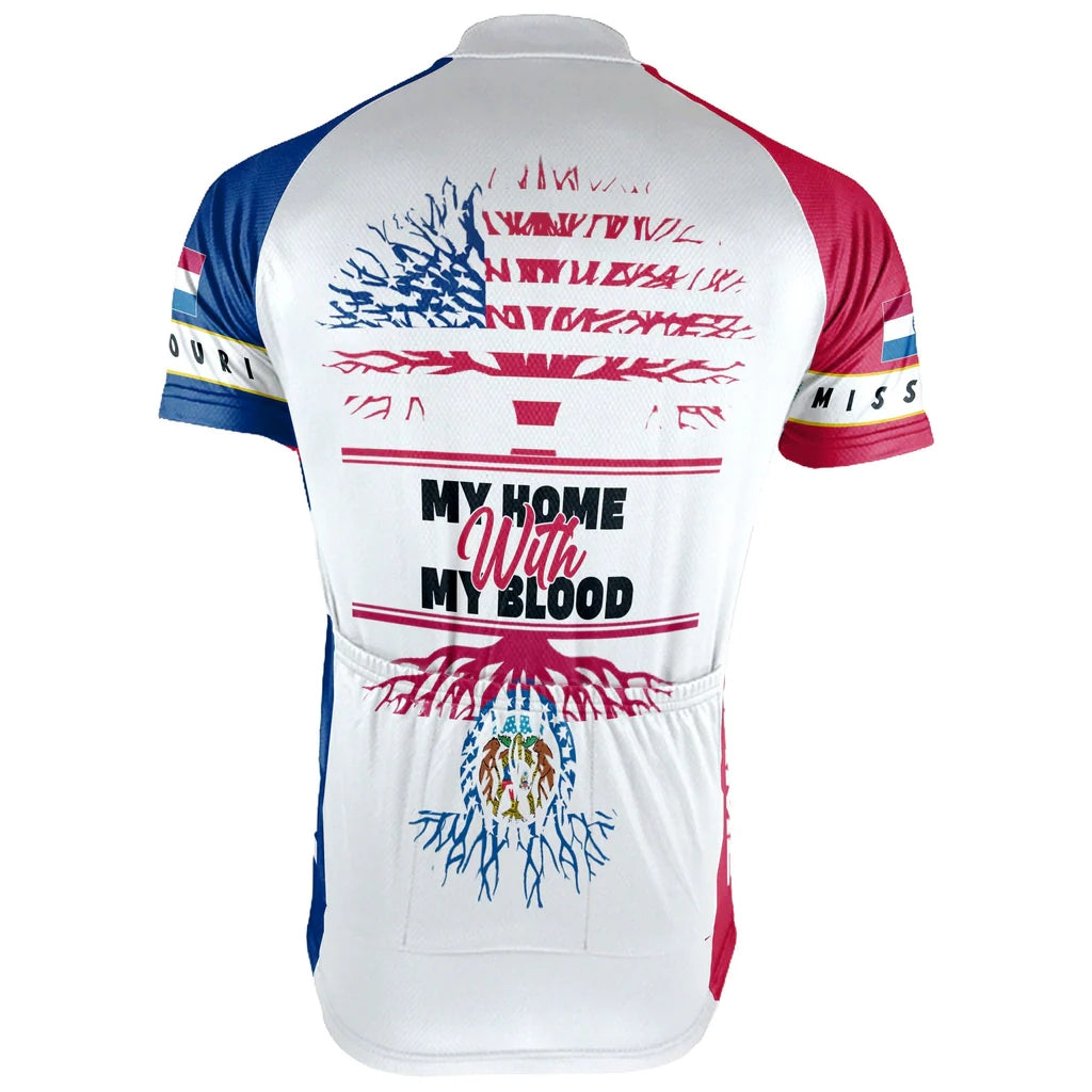 Personalized Missouri Men's Cycling Jersey Short Sleeve