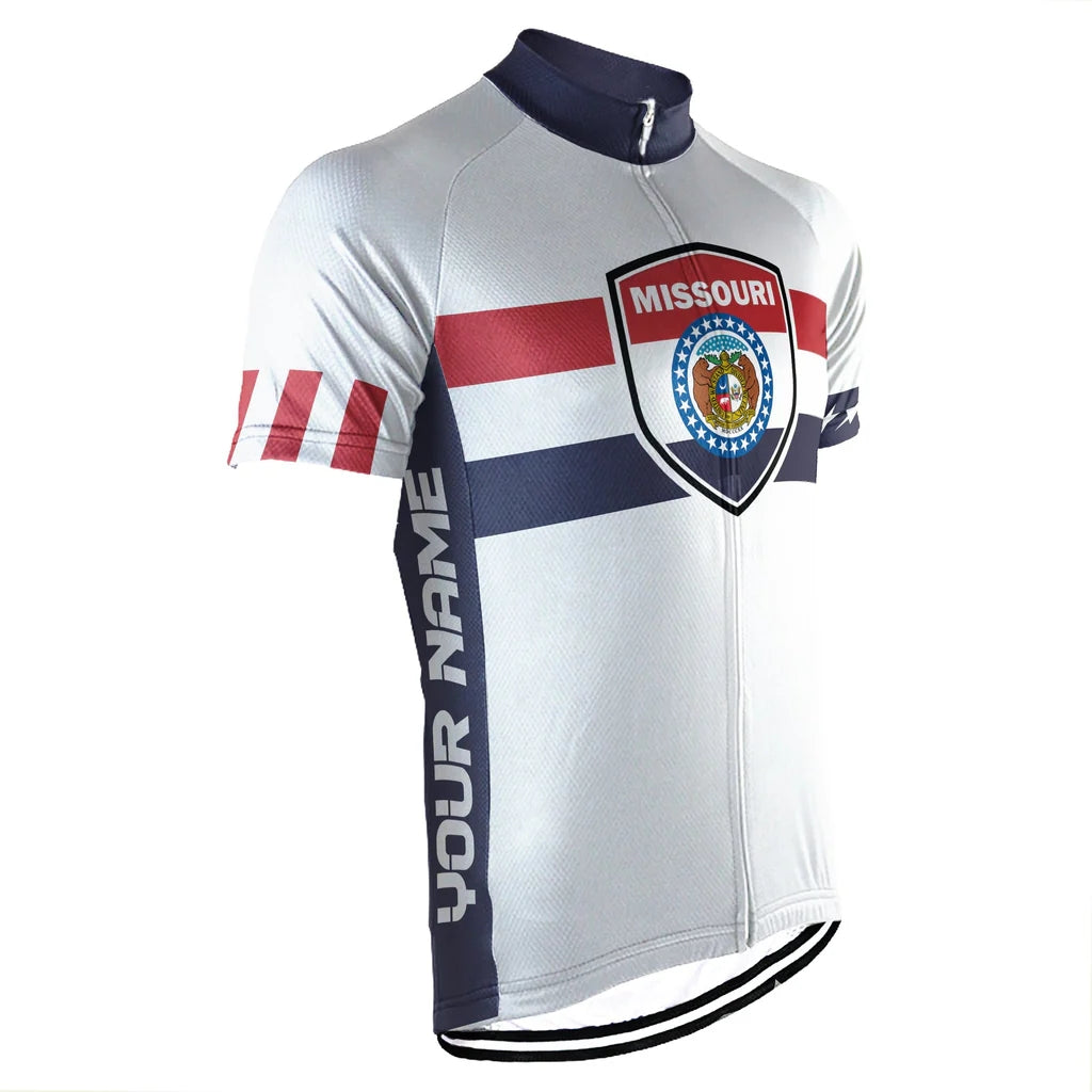 Personalized Missouri Men's Cycling Jersey Short Sleeve