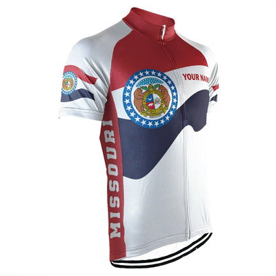 Personalized Missouri Men's Cycling Jersey Short Sleeve