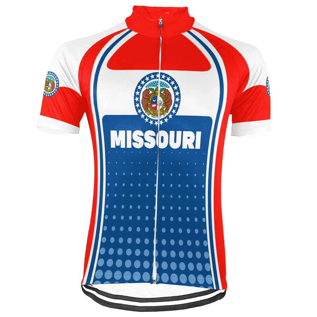 Personalized Missouri Men's Cycling Jersey Short Sleeve