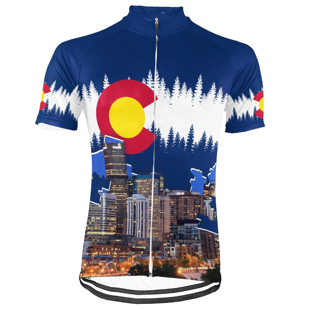 Customized Denver Men's Cycling Jersey Short Sleeve