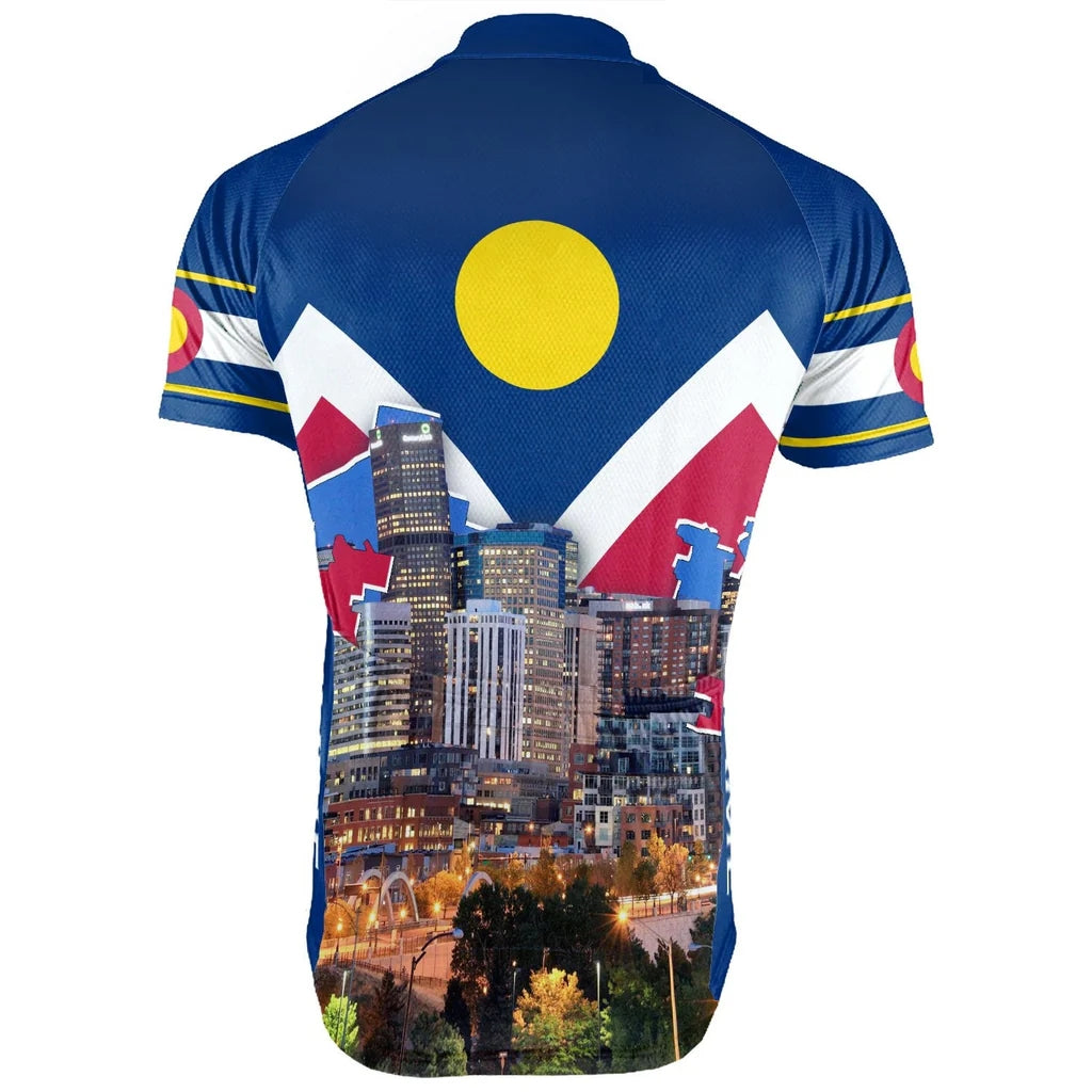 Customized Denver Men's Cycling Jersey Short Sleeve