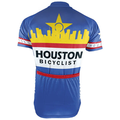Customized Houston Men's Cycling Jersey Short Sleeve