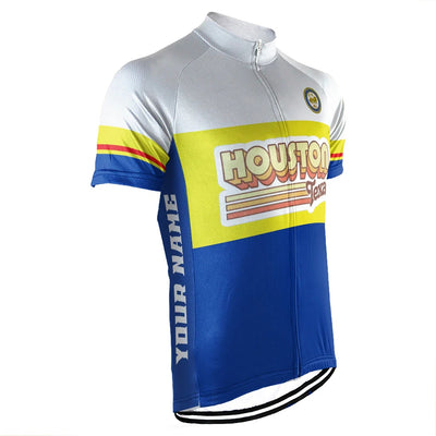 Customized Houston Men's Cycling Jersey Short Sleeve
