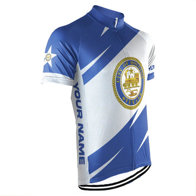 Customized Houston Men's Cycling Jersey Short Sleeve