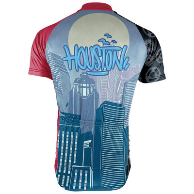 Customized Houston Men's Cycling Jersey Short Sleeve