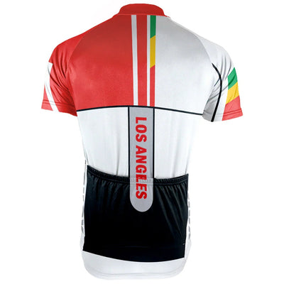 Customized Los Angeles Men's Cycling Jersey Short Sleeve