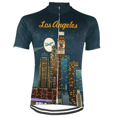 Customized Los Angeles Men's Cycling Jersey Short Sleeve