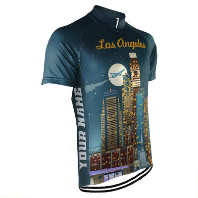 Customized Los Angeles Men's Cycling Jersey Short Sleeve