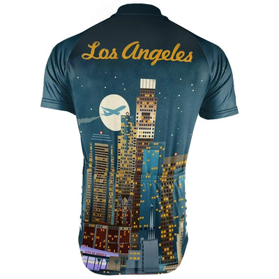 Customized Los Angeles Men's Cycling Jersey Short Sleeve
