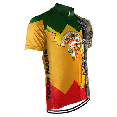 Customized Los Angeles Men's Cycling Jersey Short Sleeve