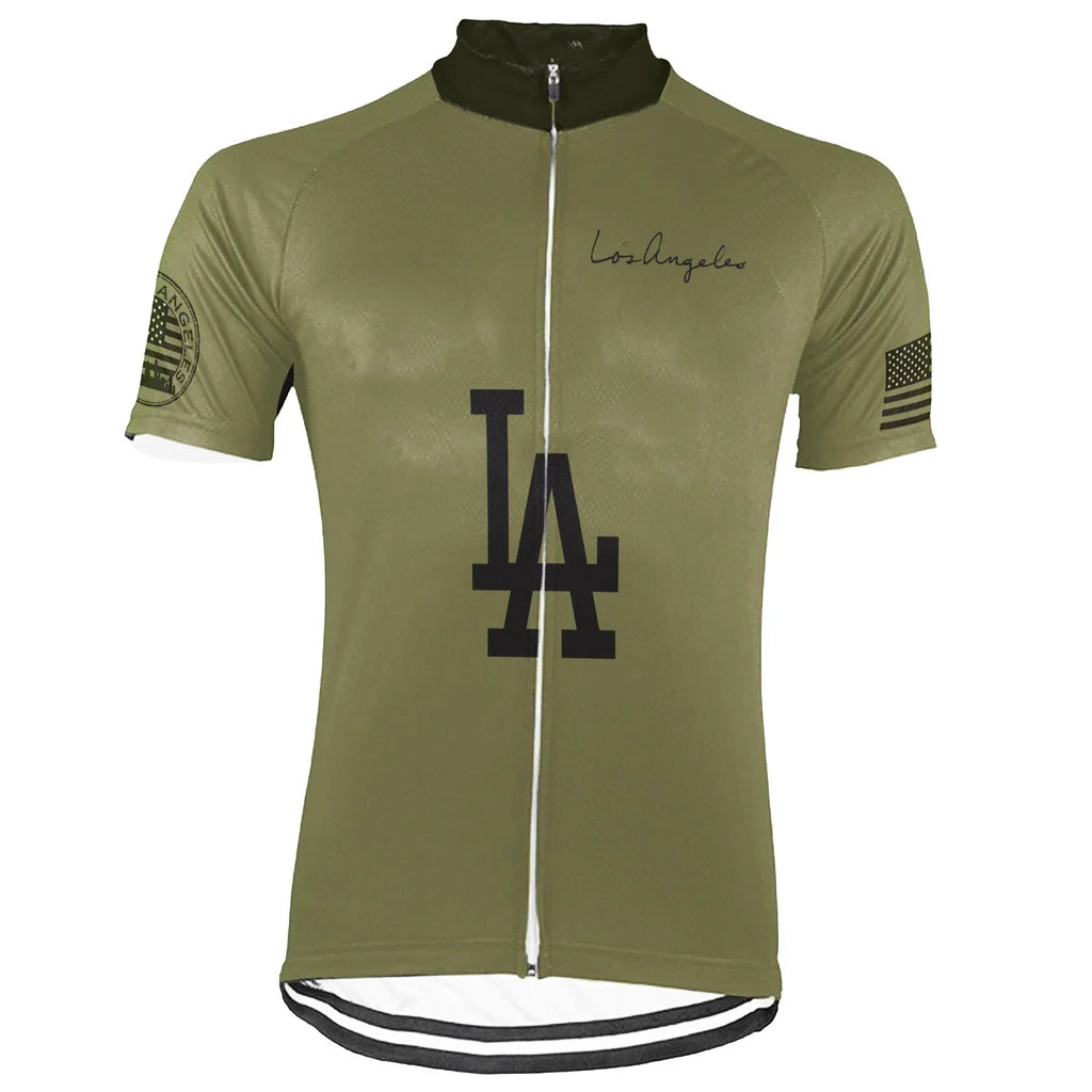 Customized Los Angeles Men's Cycling Jersey Short Sleeve