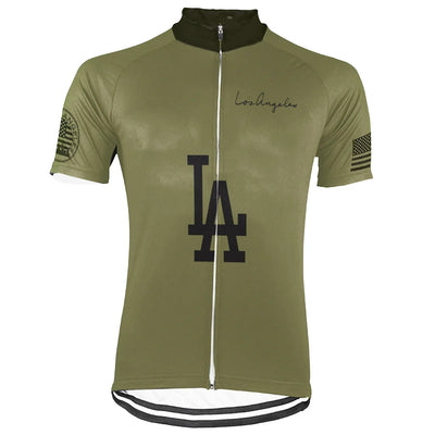 Customized Los Angeles Men's Cycling Jersey Short Sleeve