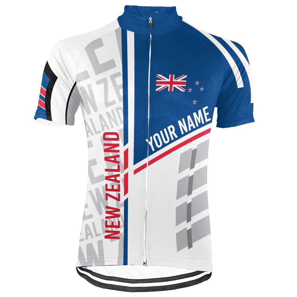 Customized New Zealand Men's Cycling Jersey Short Sleeve
